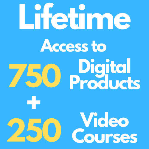 Lifetime Access to 250 Video Courses + 750 Digital Products